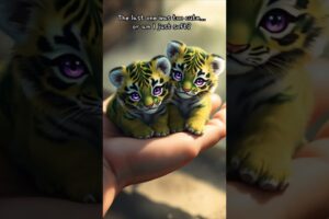 Fluffy Baby Tiger Playing Like a Kitten! 🐾✨ #TigerCub #cuteanimals #animals #babyanimals