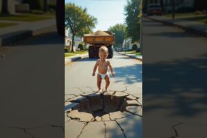 Hero Dog Saves Baby From Sandy Hole!