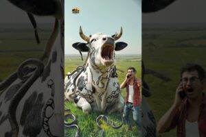 Honey Bees Attack White Cow, Rescue Team Saves Life #shorts #shortsfeed #animals #cow #humanity