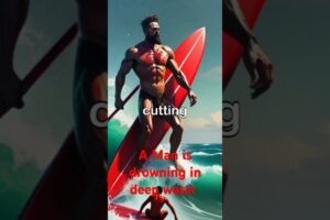 Horrible video.A young man i in deep water and asking for help. #avengers #adventure