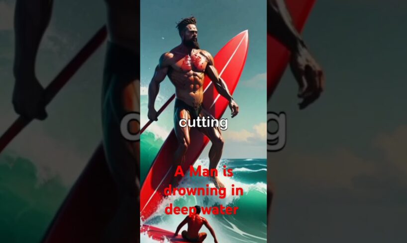 Horrible video.A young man i in deep water and asking for help. #avengers #adventure