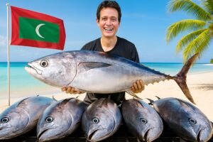 I Ate Every Type of Tuna in the Maldives for 24 Hours!!