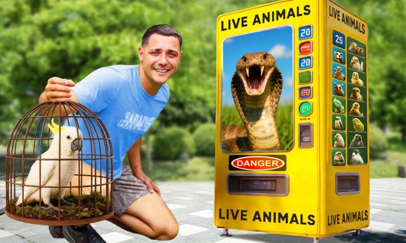I Found a LIVE Animal Vending Machine… Part 2