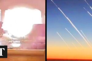 Iranian Missiles Fly Over Passenger Plane Before Landing in Israel