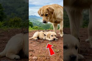 Kind Woman Saves a Retriever Pup #dog #goldenretriever #animalrescue