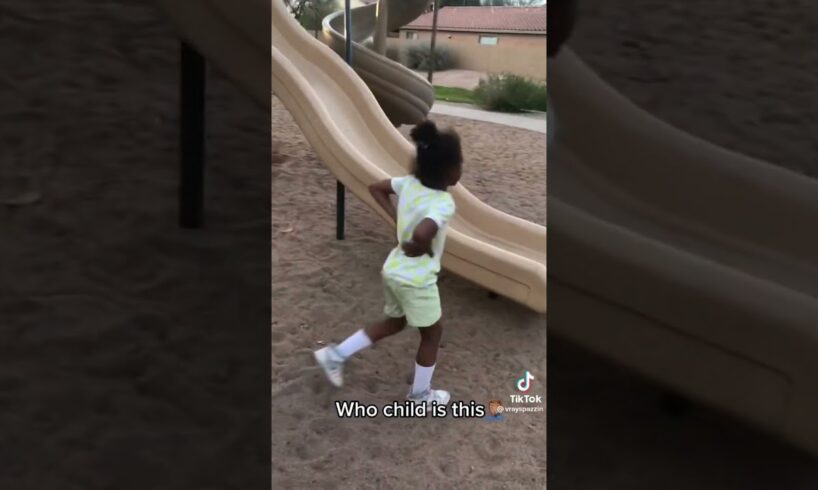 Mad funny little kid fight at the park part (2)