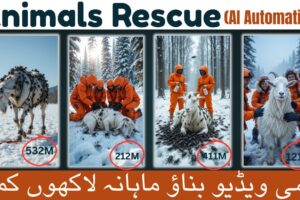 Make Animal Rescue Videos Using AI & Earn $300/Month! (Easy Method)