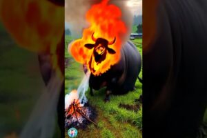 OMG😱😱  Villagers Save Burnt Cow with Love! 🐄❤️ 😭😭 #cow #cowlover #animals #animallover