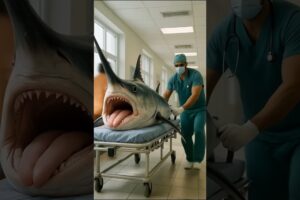 Poor Puppy Saves Pregnant Shark – Heartwarming and Funny Animal Rescue Story #puppy #shark #animals