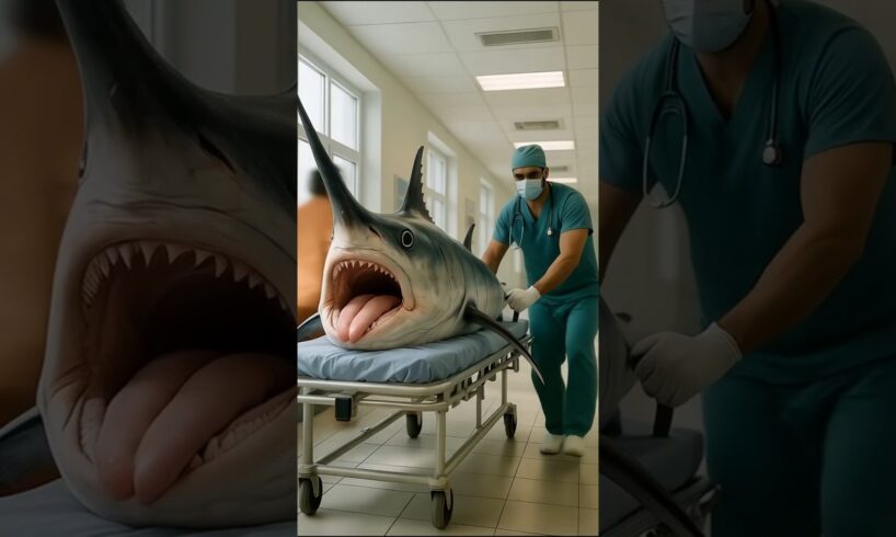 Poor Puppy Saves Pregnant Shark – Heartwarming and Funny Animal Rescue Story #puppy #shark #animals