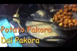 Potato Pakora Dal Pakora Street Food in Kolkata Street food loves you
