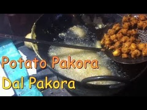 Potato Pakora Dal Pakora Street Food in Kolkata Street food loves you