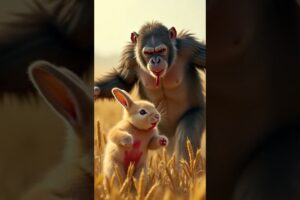Pug Saves Bunny from Evil Monkey! #pugrescue #animalrescue