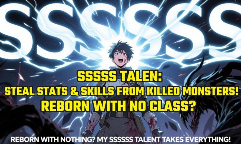 Reborn with No Class? My Sssss-Tier Talent Lets Me Steal Stats & Skills from Killed Monsters!