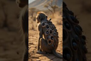Rescue Team Saves Monkeys from Millions of Bot Fly Larvae and Ticks in the Desert 🙏 #bar  #monkeys