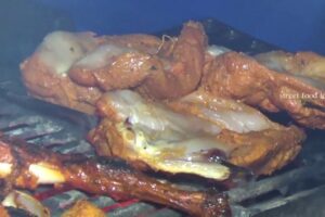 Roasted Fish and Chicken Selling in Indian Street | Street Food Loves You Present