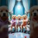 Sab Ko dikhaya cute puppies dance 💃 #shorts #funny #comedy #viralshorts #shortsfeed