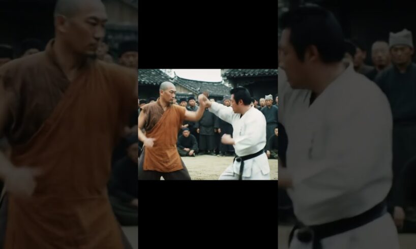 "Shaolin Monk vs Karate Master | One Hit Knockout | Real Martial Arts Fight" #kungfu #martialarts