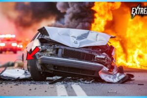 Slippery Road Turns Deadly – Car Spins Out of Control - ExtremeREC Moments #53
