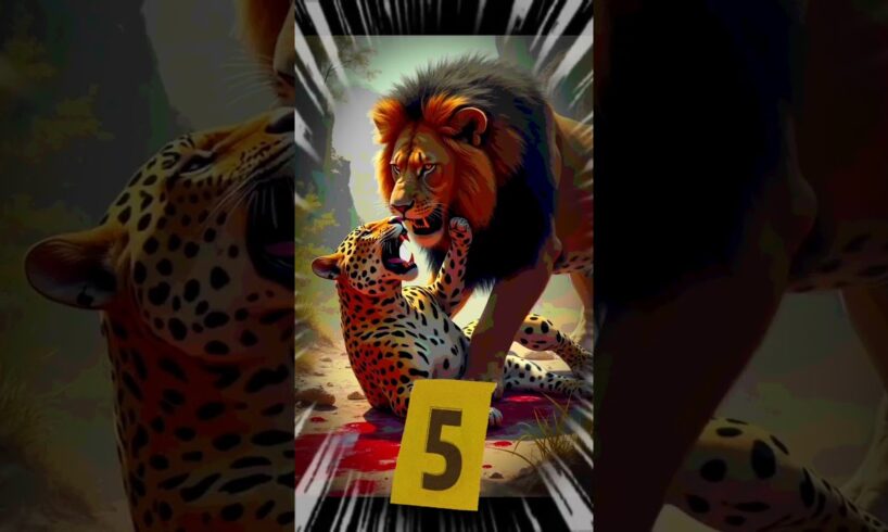 Top 8 Imaginary Animal Fights #animalfight #junglefight