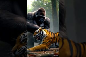 Unbelievable Beatdown: Tiger vs. Elephant, Chimp, and Anaconda! #tiger #fight #anaconda