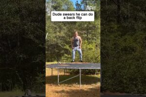 Update: he can't 🤣 #afv #fail #funny #shorts