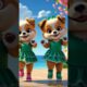 cute puppies dancing in green dress #puppy #puppydancing #dancingpuppy #dance #bollywoodsong #short