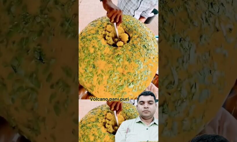 volcano pani puri #panipuriviajes #golgappepanirecipe #chillipanipuri #shorts