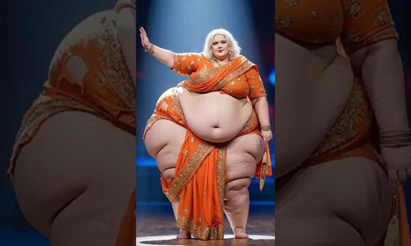 AGT Transformation of a Giant Russian Woman in Indian Sarees | From Extreme Obese to Beauty #agt