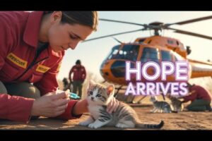 Animal rescued by humans🐱A sick kitten’s life hangs on hope💔 #RescuedKittens #Emotionalrescuestories