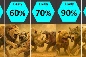 Animals Fight Comparison (1 to 1): Who Wins?