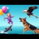 Baby in trouble cute dog and dolphin adventure to save baby. 😱#dog#healing#animalrescue#貓貓日常#猫#video