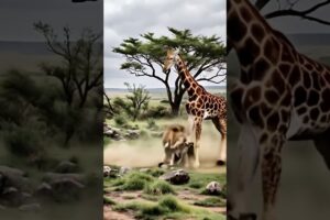 Bison bravely fights leopard to protect its cub #WonderfulAnimalWorld#03