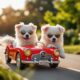 Cute puppies are off to an adventure🤍🤍#dog #cute #puppies #fun #doglove
