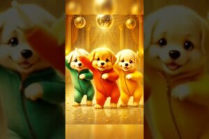 Cute puppies crazy dance ।#funnyvideo #dogshorts #cute