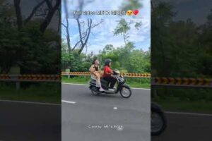 Cutest Puppy Reaction 😍 #reaction #cutereactions #shorts #trending #puppy #motovlog #bike #rider