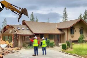 Dangerous Building Demolition Excavator Skill | Building Demolition #5