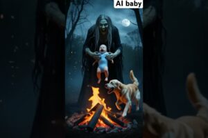 Dog Rescued the baby | AI Rescue Story | #Rescue #jesus #cuteanimals #shorts