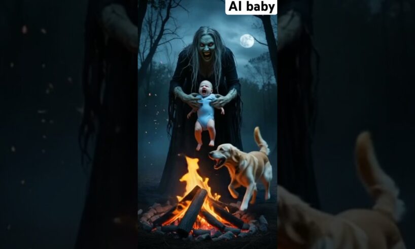 Dog Rescued the baby | AI Rescue Story | #Rescue #jesus #cuteanimals #shorts