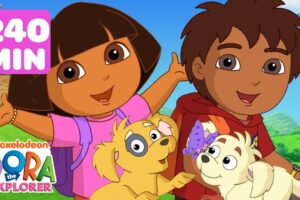 Dora & Diego's Daring Animal Rescues! #4 🐶 240 Minutes | Dora the Explorer | Dora & Friends