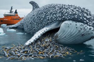 Emotional Ocean Rescue: Saving a Giant White Whale Infested with Millions of Barnacles