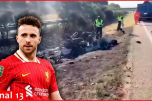 Famous Liverpool footballer Diogo Jota tragically dies in road accident: Footage from the scene