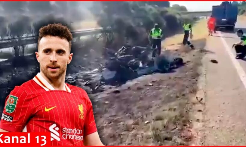 Famous Liverpool footballer Diogo Jota tragically dies in road accident: Footage from the scene