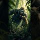 Gorilla Fights Hyena to Save Baby Gorilla #animals #gorilla #wildlife