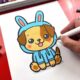 How To Draw An Easter Puppy