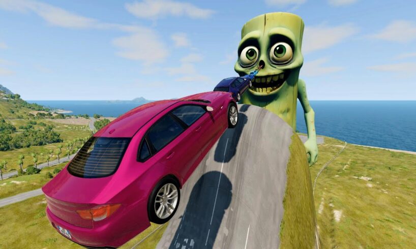 INSANE BeamNG.Drive Crashes & Destruction | Brutal Hill Climb Challenge # Part 4