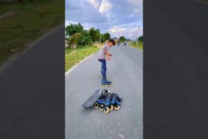 Jaw-Dropping Skating Stunts That Will Shock You!😱#inlineskating​#roadskating​#shorts