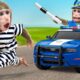 KiKi Monkey become Paw Patrol Police chase thief to rescue & Take Care of Duckling |KUDO ANIMAL KIKI