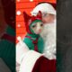 Marshall meets Santa…again🎅🏻 #shorts #pets #cats #sphynx