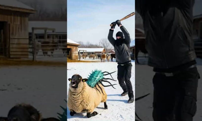 ⚠️Monster Targeted His Sheep… Watch the Farmer’s Reaction! #animalrescue